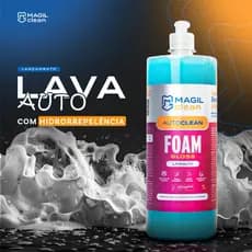 Shampoo Magil Clean Foam Gloss 1L Sio2 Hidrorrepelente