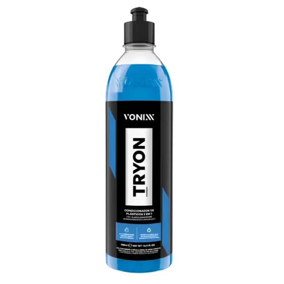 Tryon 3 Em 1 Restaurador Automotivo De Plásticos E Borrachas 500ml