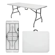 Mesa Dobrável Vira Maleta Portátil Com Alça Para Camping e Pescaria