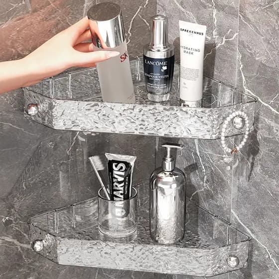 Suporte De Shampoo Prateleiras De Banheiro Sem Furo Acrilico Chifre