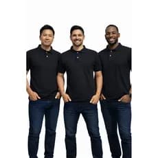 kit 3 Polo Masculino Para Fardamento Personalização