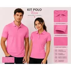 kit Casal Polo Piquet