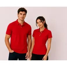 kit Mozão Polo Piquet Com 2 Botões