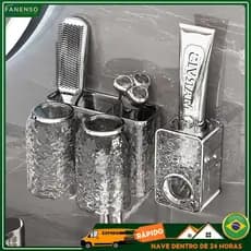 Porta Escova De Dentes Para Banheiro Porta Escova De Dente De Parede Sem Perfuração
