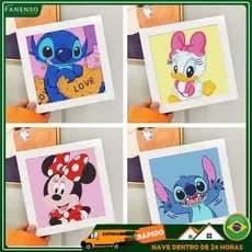 Novo conjunto de pintura com diamantes para crianças, composto por 2 peças. Brinquedo educativo e ótimo presente.