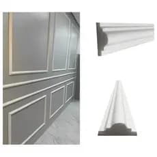 Boiserie Isopor 30 Metros decoração de ambientes moldura