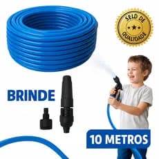 Mangueira de Jardim Reforçada Lisa Flexível Premium 10 METROS