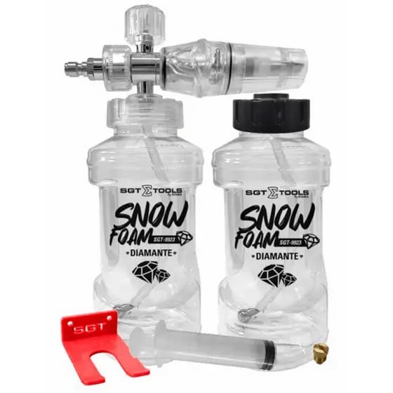 Canhão Espuma Diamante Sigma Snow Foam Lavadora Alta Pressão 1L SGT Profissional Estética Automotiva