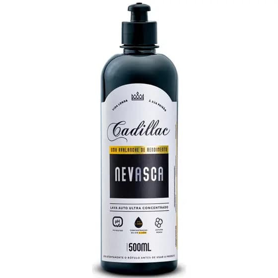Shampoo Automotivo Nevasca Cadillac - Que Não Precisa Esfregar 500ml Espuma Concentrado 1:1600