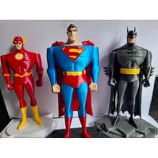 Kit Liga da Justiça Superman + Batman + Flash
