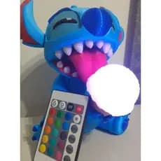 Stitch Sorvete 20 Cm Altura com Led e controle