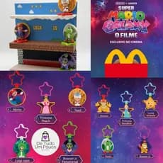 Expositor  Mario Galaxy Colecionável MC Donald's