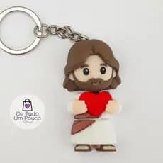 Chaveiro Jesus articulado em 3D - Presente para Católicos e Cristãos