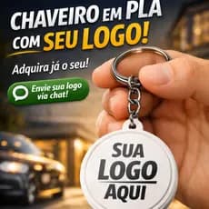 Chaveiro Personalizado com sua Logo- Personalize sua marca
