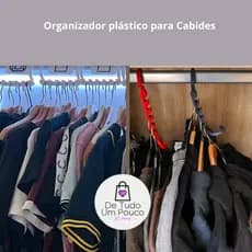 Organizador para Cabides deixe seu guarda roupas arrumado