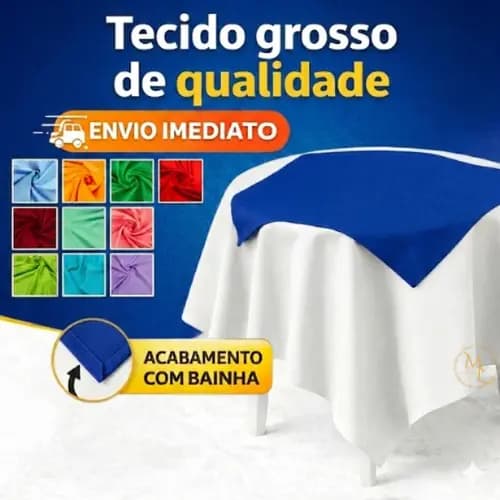 Kit 20 Toalhas Mesa Oxford 75x75cm Premium Cobre Manchas, Tecido Grosso, com Bainha, Buffet Festa Luxo