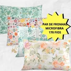 Par de Fronha Premier Microfibra Estampada 170 Fios - Estampas Sortidas diversos