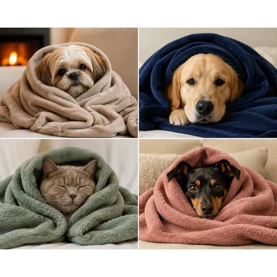 Manta mantinha Pet fofinha e macia para cachorros, gatos e outros - Manta Pet de Microfibra