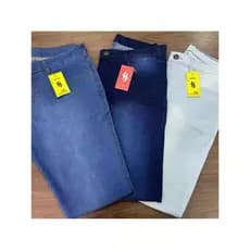 Kit 3 Calça Jeans preto media escura Masculina Laicra slim Básica Casual premium Direto Da Fábrica com elastano