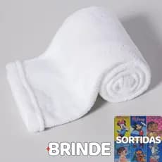 Manta Coberta Bebê cobertor infantil 100x90 + Brinde Sortido