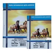 Folha Fotográfico Adesivo A4 130g 20 Folhas Masterprint Cor Branco Promoção!!!!!!