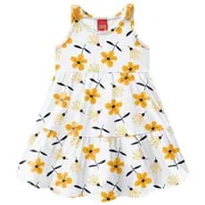 Vestido Kyly - Laranja Florais