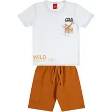 Conjunto Kyly Menino - Wild Giraffe