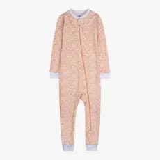 Pijama Kidz Sem Pezinho - Pink Floral