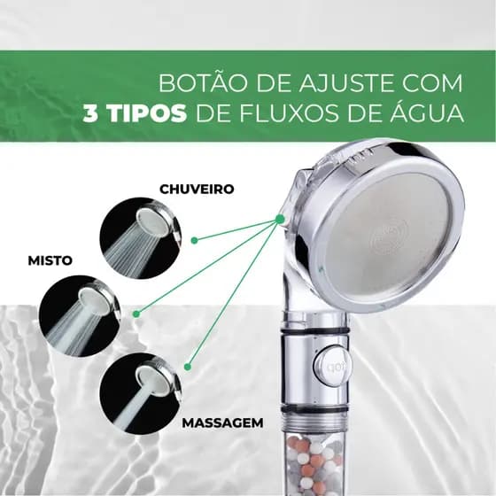 Ducha Pet Shop Pure Mineral Bio Shower Banho e Tosa