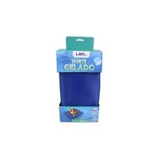 Tapete Gelado Lavi Pet Tam G Azul Colchão Refrescante Gelado Térmico Para Pets Cães Gatos Medidas: 50 x 90 cm
