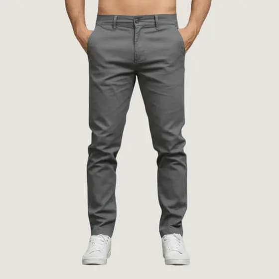 Calça Sarja Masculina Slim Masculino com Lycra Elastano Bolso Faca Confortável Moderna Várias Cores