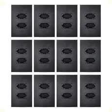 Kit 12 Conjunto Tomada Dupla 4x2 Preto Fosco 20a Pluzie