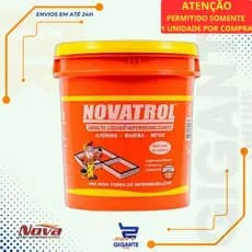 Manta Asfáltica Impermeabilizante Novatrol 18L Líquido Proteção de Superfícies Nova Tintas