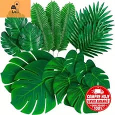 10 a 40 Folhas de COSTELA DE  ADÃO 37cm Folhagem Planta Artificial,Decoração-HK801601