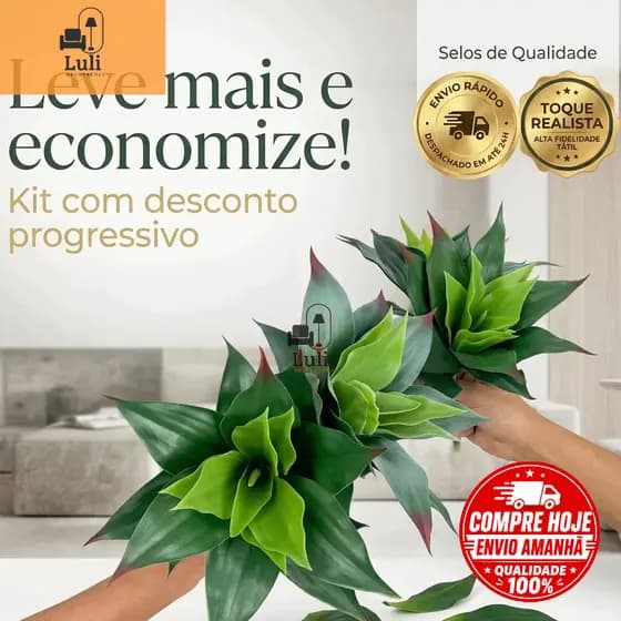 Suculenta 25 CM Dracaena Avulsa Artificial Decoração Flores Artificiais Arranjos Festas - LMM802769