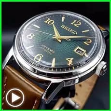 Mojito SEIKO Lazer Relógio Calendário Clássico Multifuncional De Discagem Verde Para Homens