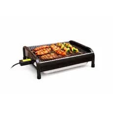 Churrasqueira Elétrica Rizzogrill 2 Portátil Compacta Para Apartamento 127V 220V Churrasco em Casa