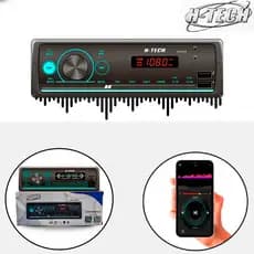 Rádio Bluetooth Portátil HTECH HT-1015 com USB e Carregador Rápido c/ APP