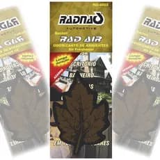 Aromatizador Folhinha Cheirinho Similar Little Trees para Carro e Ambiente Radnaq, Fragrância Azarro
