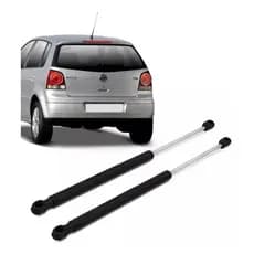 Par Amortecedor Tampa Traseira Porta Malas Polo Hatch 2003 Até 2015