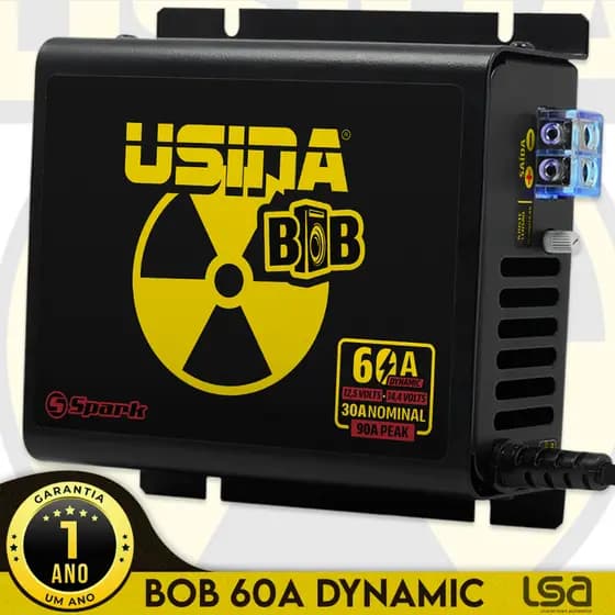 Fonte 60 amp Caixas BOB Usina Bivolt Automático Nobreak Fonte Som Automotivo