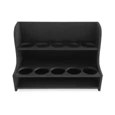 1 Suporte MDF Resistente Organizador 2 Andares de Pote Tempero e Especiarias para Cozinha Bancada