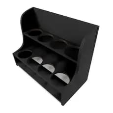 1 Suporte MDF 6mm Alta Qualidade 2 Andares Organizador de Pote Temperos e Especiarias para Cozinha
