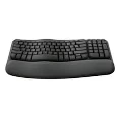 Teclado Ergonômico Sem Fio Logitech Wave Keys - Grafite Teclado Ergonômico Sem Fio Logitech Wave Keys - Grafite Teclado