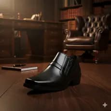 Botinha Masculina Casual Elegante Confortável Premium Antiderrapante