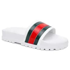 Chinelo Nuvem Sandalia Ortopedica Simples Leve Macio Slide Listrado
