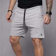 Bermuda P ao G4 Moletinho Masculina Short Casual Moletom Plus Size