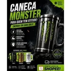 CANECA PARA ENERGÉTICO 474ML Para quem vive no modo turbo!