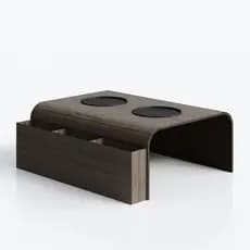Kit Bandeja Esteira Porta Copo Braço de Sofá Porta Controles Decorativa