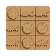 Kit Jogo Da Velha MDF Futebol Presente Lembrancinha Aniversário